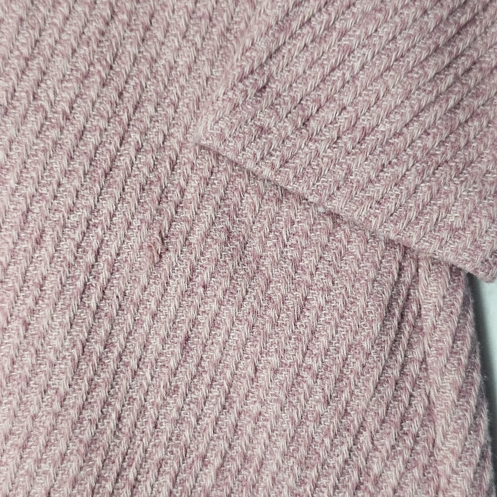 Christian Siriano New York Pink Textured Knit Longline Blazer Peacoat Jacket‎ L - Picture 6 of 8